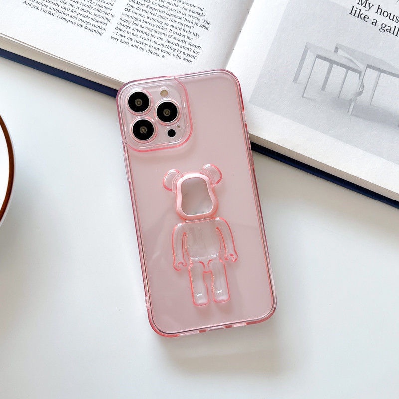 Ốp lưng iphone gấu KAWS silicon trong suốt  7plus/8plus/x/xr/xs/11/12/13 pro/max/plus/promax