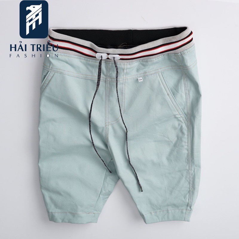 Quần short kaki nam lưng thun HT08