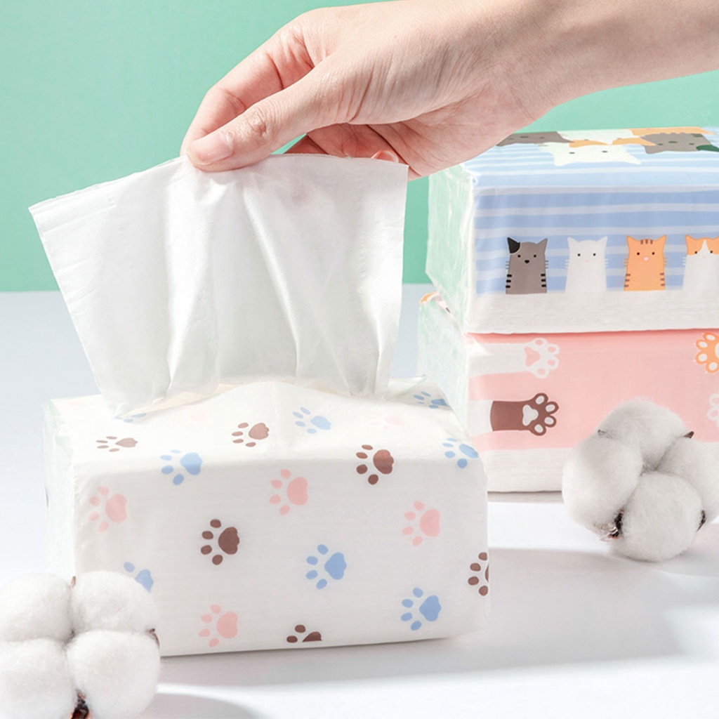 giấy ăn gói Khăn giấy Miniso Cartoon Fragrance-Free Tissue（3 Packs）