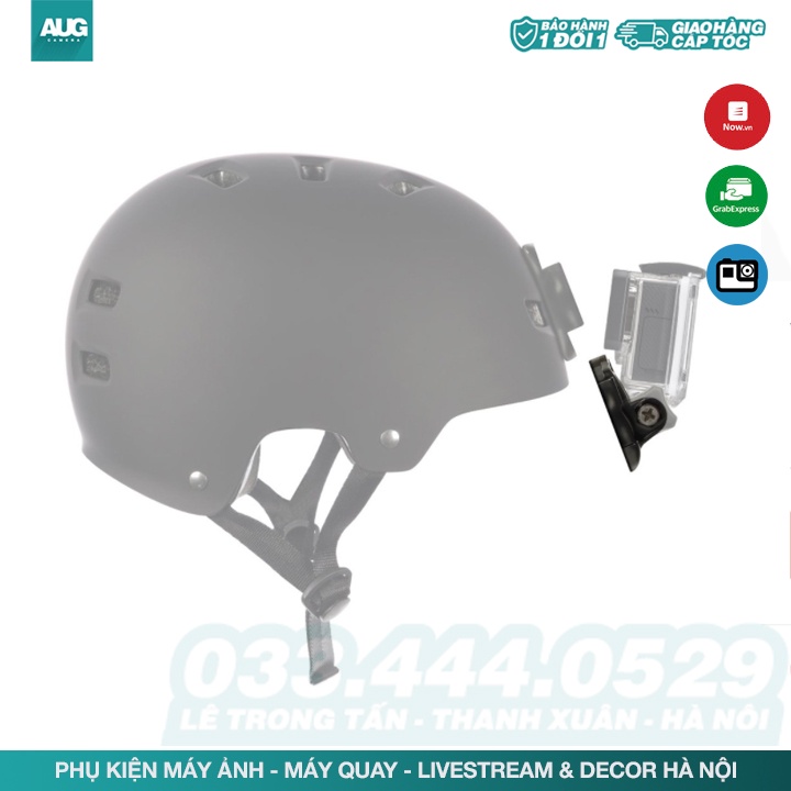Đế Gắn Gopro Cong + Phẳng + Băng Keo 3M cho Gopro, Sjcam - Gopro - AUG Camera Hà Nội
