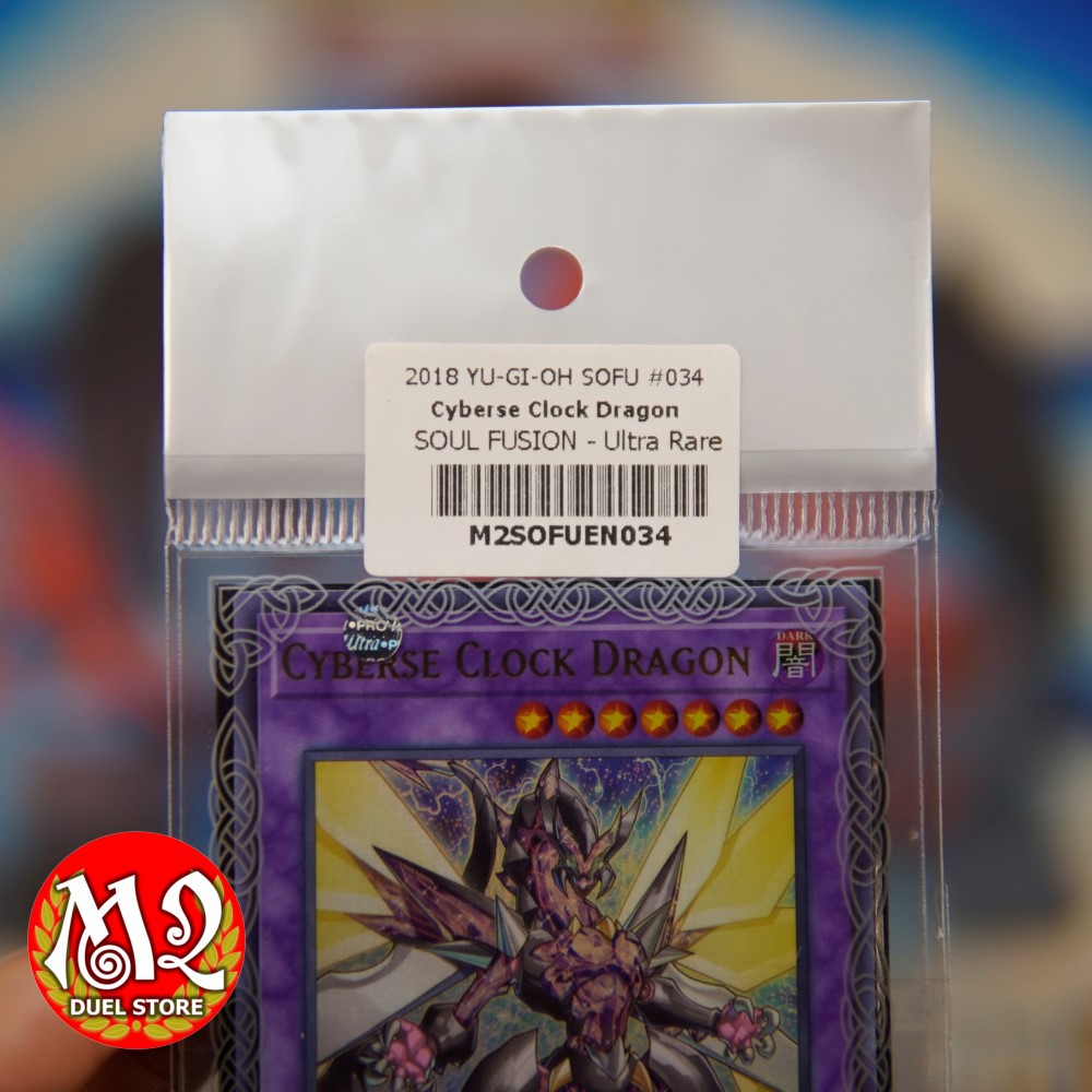 Lá bài rồng huyền thoại của Vrains Yugioh - Cyberse Clock Dragon - Bảo quản M2SCCQ-LITE