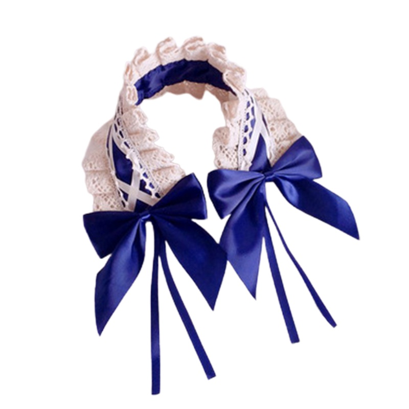 Băng Đô Ren Hoa Phong Cách Lolita Dễ Thương Hiện Có 5 Màu