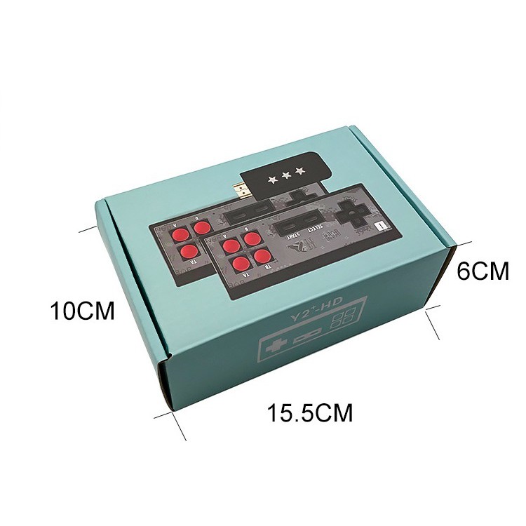 Máy chơi game HDMI Y2 4K  tích hợp 568 trò chơi cổ điển- điểu khiển không dây đầu ra HDMI