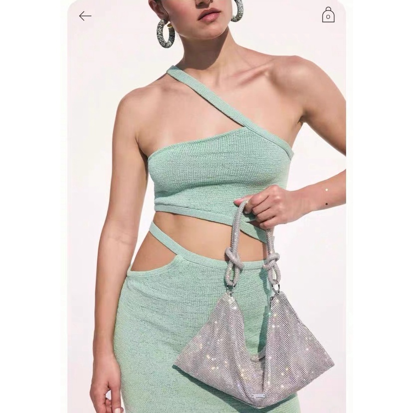 Thời trang nữ long lanh thạch Túi đeo dưới cánh tay cho nữ