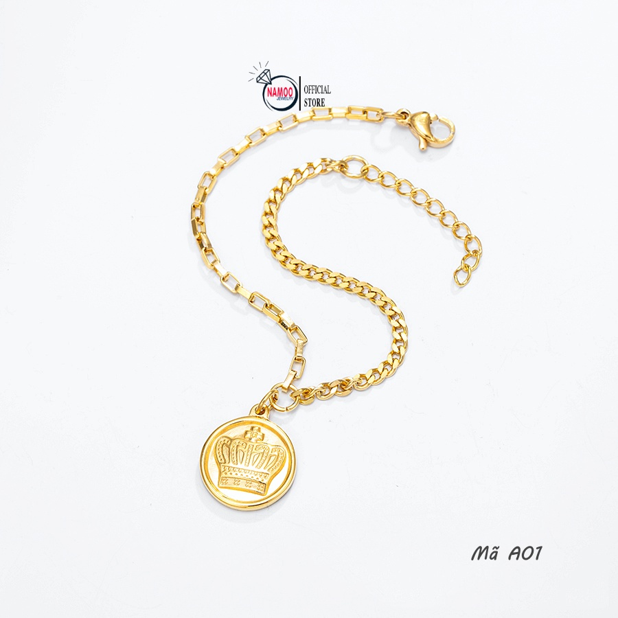 Vòng Tay Titan Nữ A01 Bền Màu Bảo Hành 6 tháng