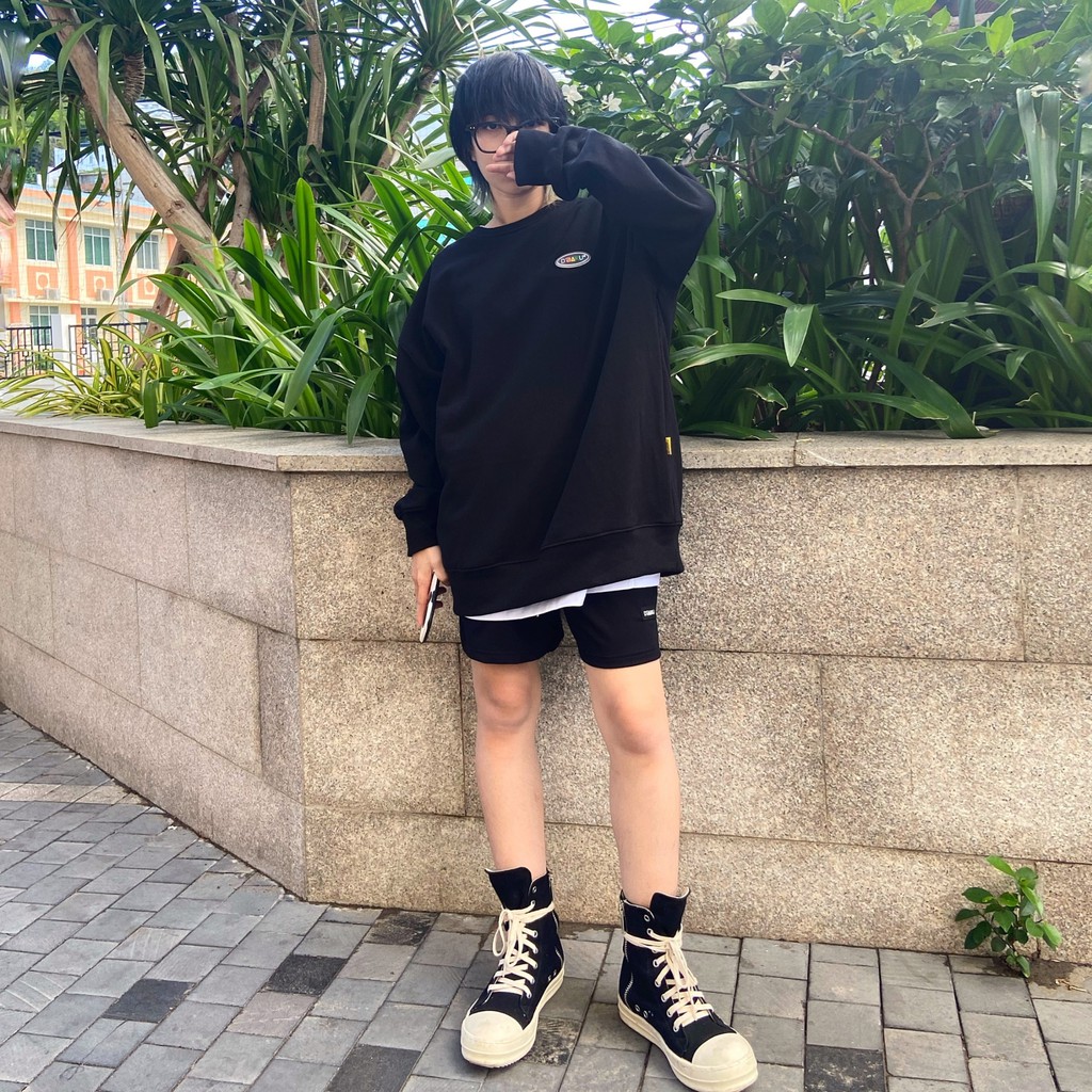 Áo Sweatshirt nỉ tay dài D'Baku Glitter (Tặng kèm túi Tote)