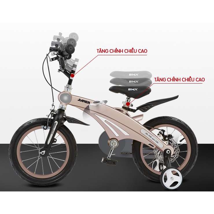 Xe Đạp Cougar-Jianer S1, Chất Liệu Cao Cấp, Đảm Bảo An Toàn Cho Bé