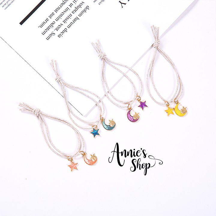 CH076 Cộc tóc CHARM Hàn Quốc - BST Goodnight - Moon Galaxy
