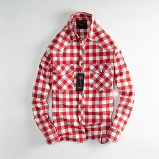 Áo sơ mi nam Just Men vải dạ mỏng tay dài