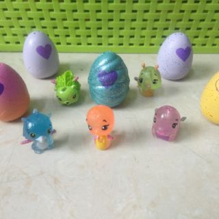 Cùng bé khám phá Set trứng hatchimal và thú rời siêu cute 😍❤😘