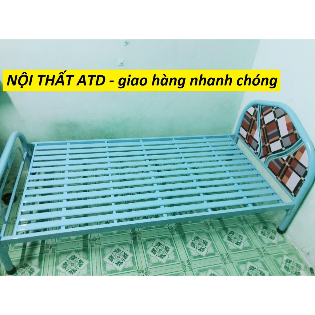 GIƯỜNG SẮT ĐƠN GIÁ RẺ 1M8, 1M6, 1M4, 1M2, 1M, 80CM HÌNH THỰC TẾ 100%