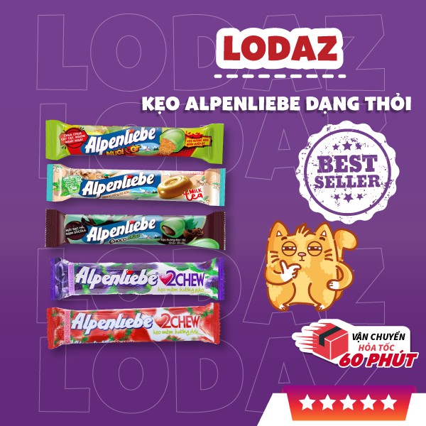 Tuyển tập các loại kẹo Alpenliebe dạng thỏi - Hương vị đa dạng