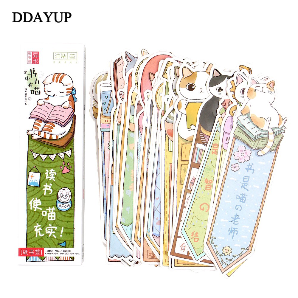 Bộ 3 bookmark đánh dấu sách lẻ siêu dễ thương (tách set)