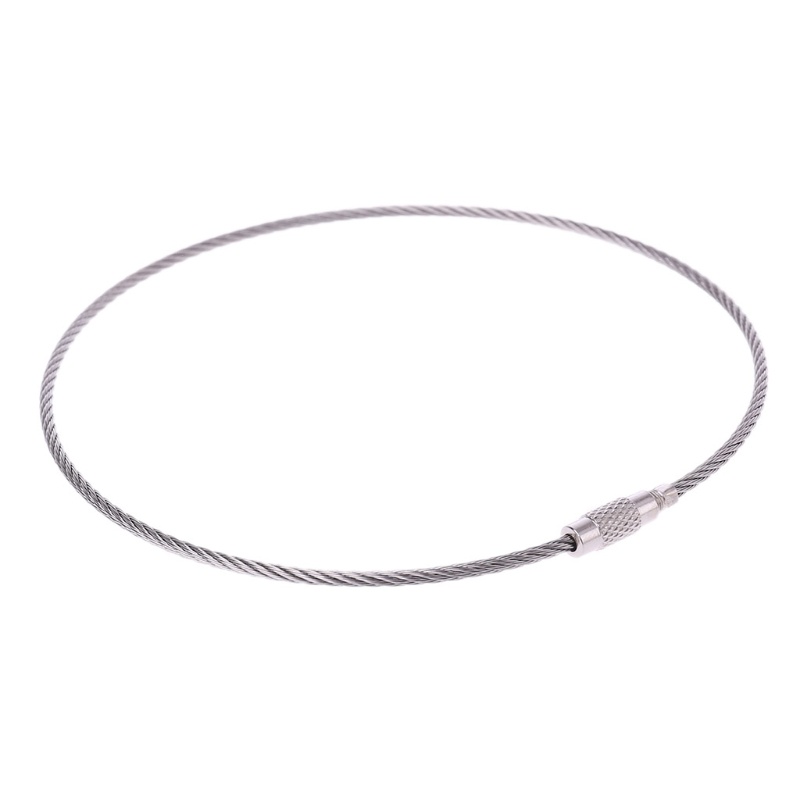 Dây móc chìa khóa bằng thép không gỉ chất lượng cao tiện dụng
