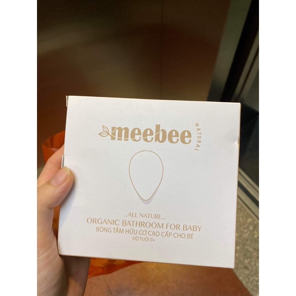 Bông tắm hữu cơ Mee Bee cho bé yêu