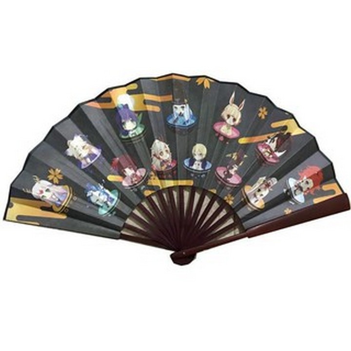 Quạt One Piece Đảo Hải Tặc cầm tay anime chibi nan 31cm cổ trang cổ điển cosplay