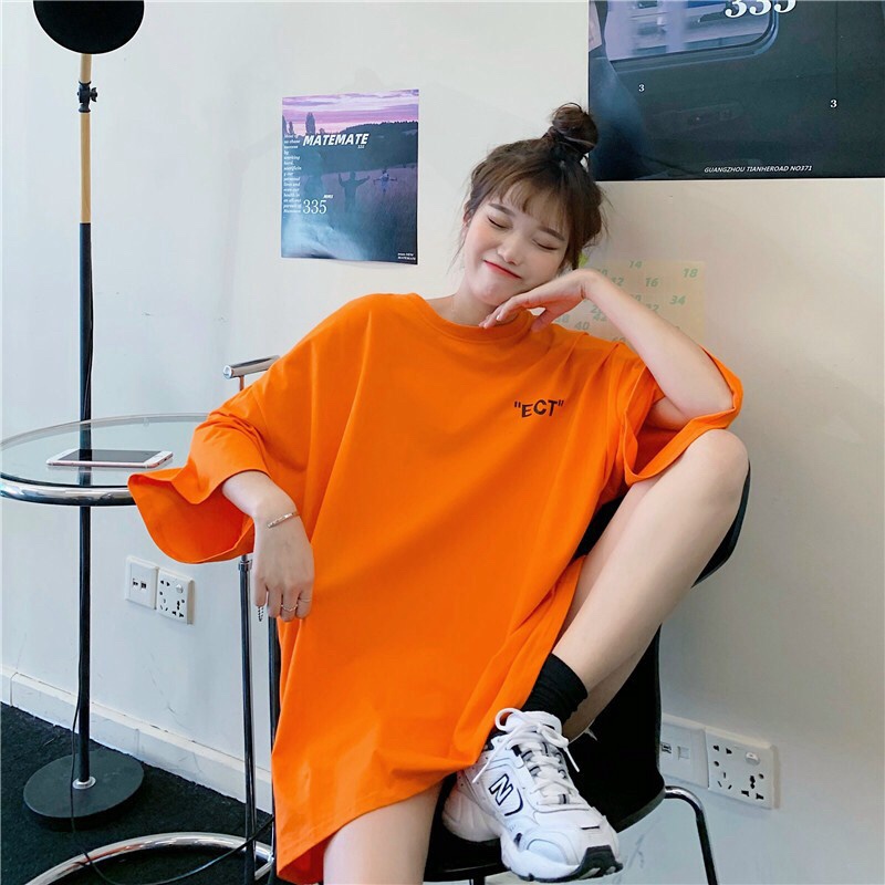 Áo Thun ECT Nữ Tay Lỡ Form Rộng, Áo Thun Unisex  - ĐĂNG QUANG FASHION