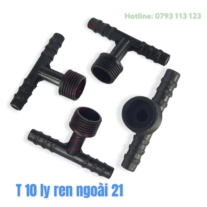 10 Cái T 10 Ly Nối Ren Ngoài 21