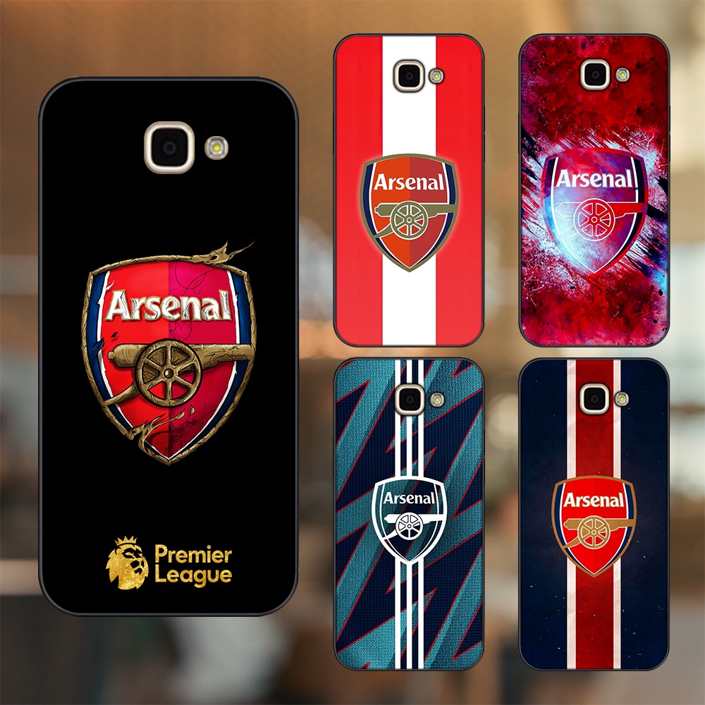 Ốp lưng Samsung A9 Pro viền đen in hình Arsenal FC