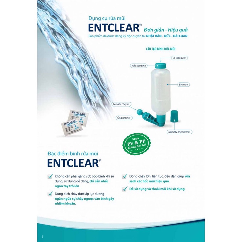 Bộ dụng cụ rửa mũi ENTCLEAR