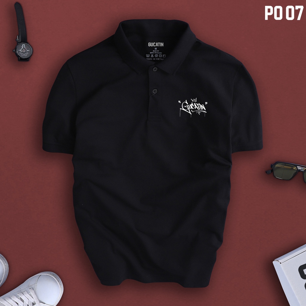Áo Polo Gucatin street style cổ bẻ vải xịn Unisex, trẻ trung, thanh lịch - GUCATIN PO07