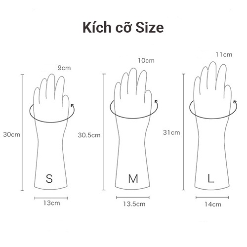 Găng tay cao su con hươu siêu bền dai chống ăn mòn bảo vệ đôi tay của bạn