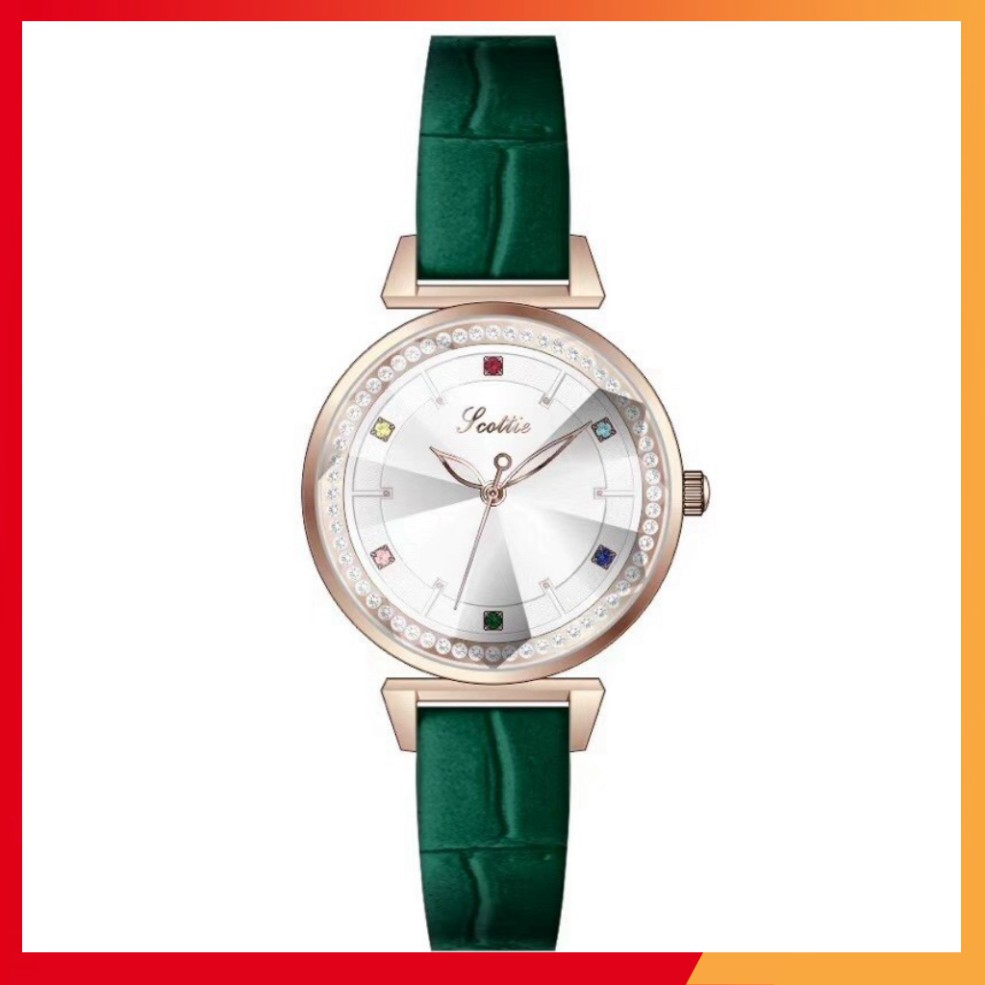 Đồng Hồ Đeo Tay Scottie Cao Cấp Thanh Lịch Dành Cho Nữ 3T Swatch
