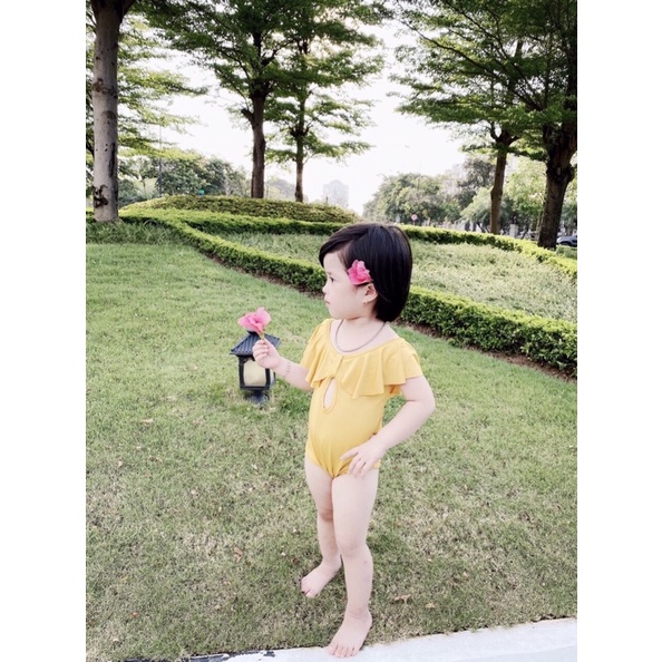 Đồ bơi bé gái liền thân, đồ bơi bé gái 1 mảnh liền thân cánh tiên_ bikini bé gái 8- 18 kg