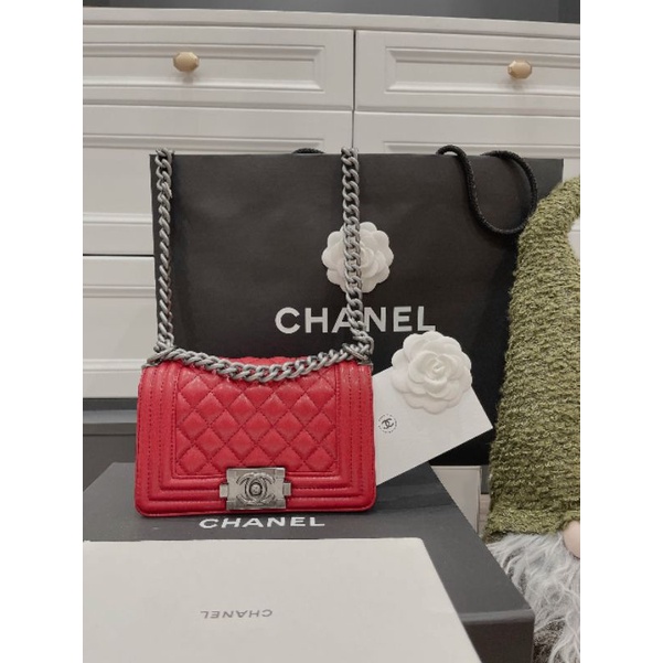 Túi nữ C.N boy lambskin sz20cm -4 màu xinh dã man
