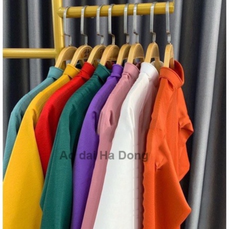 Áo dài trơn các màu cổ 2 phân