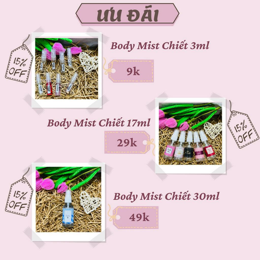BILL MỸ- Xịt thơm body mist của Bath and body works- Dream Bright