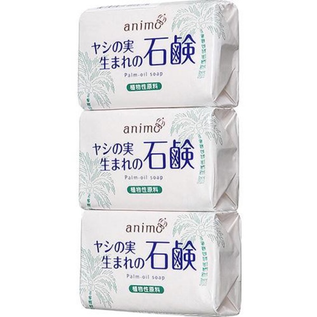 Set 3 Xà Phòng Kháng Khuẩn Amino Hương Dầu Cọ 80gx3