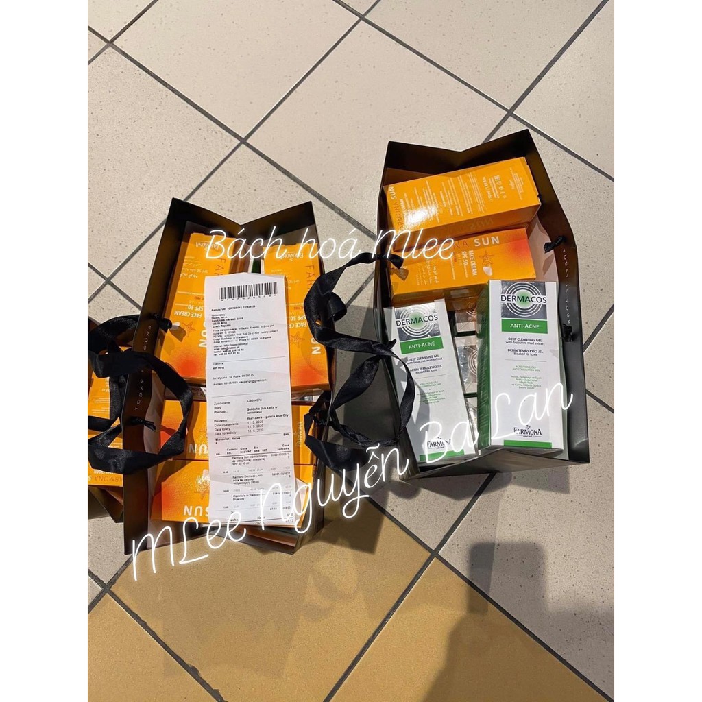 Kem chống nắng Farmona Sun Face cream Oilfree cho da dầu mụn