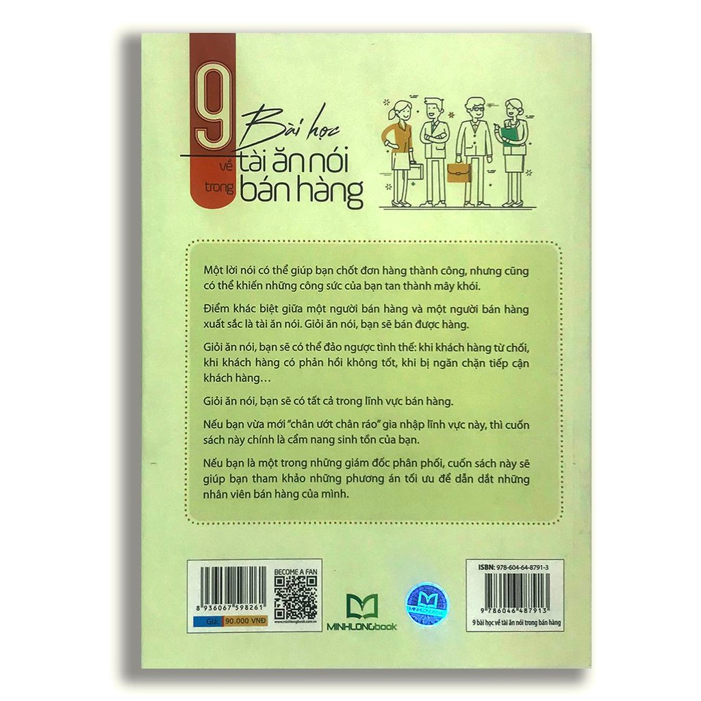 Sách - 9 Bài học về tài ăn nói trong bán hàng | BigBuy360 - bigbuy360.vn