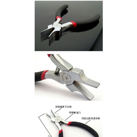 Kìm Kẹp Mũi Phẳng Điện Tử Siêu Mỏng 5 Inches / 125MM