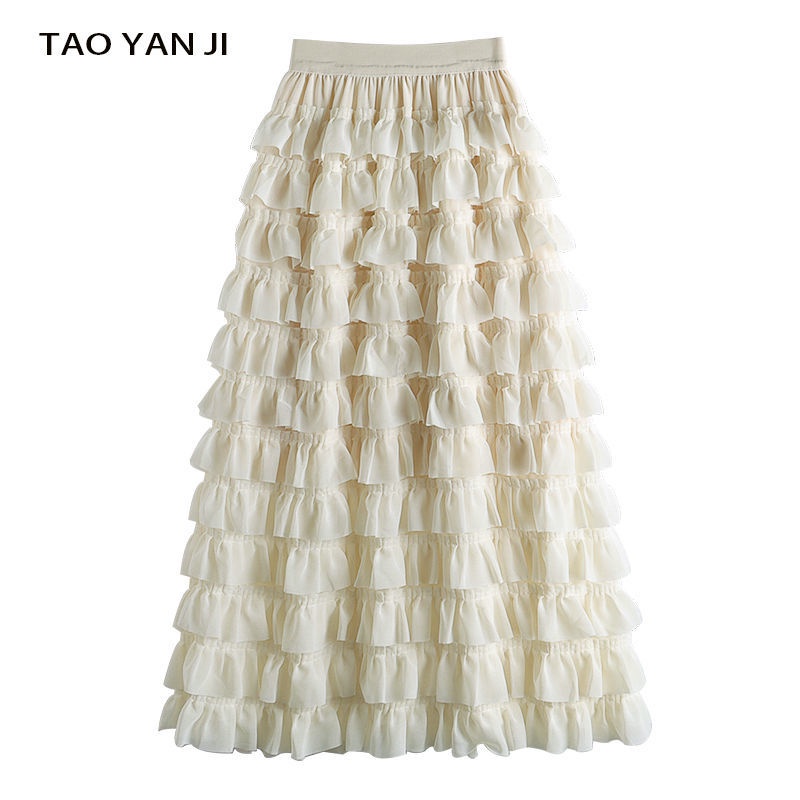 Chân Váy Chiffon Lưng Cao Dáng Ôm Phong Cách Thời Trang Mới 2023 Dành Cho Nữ