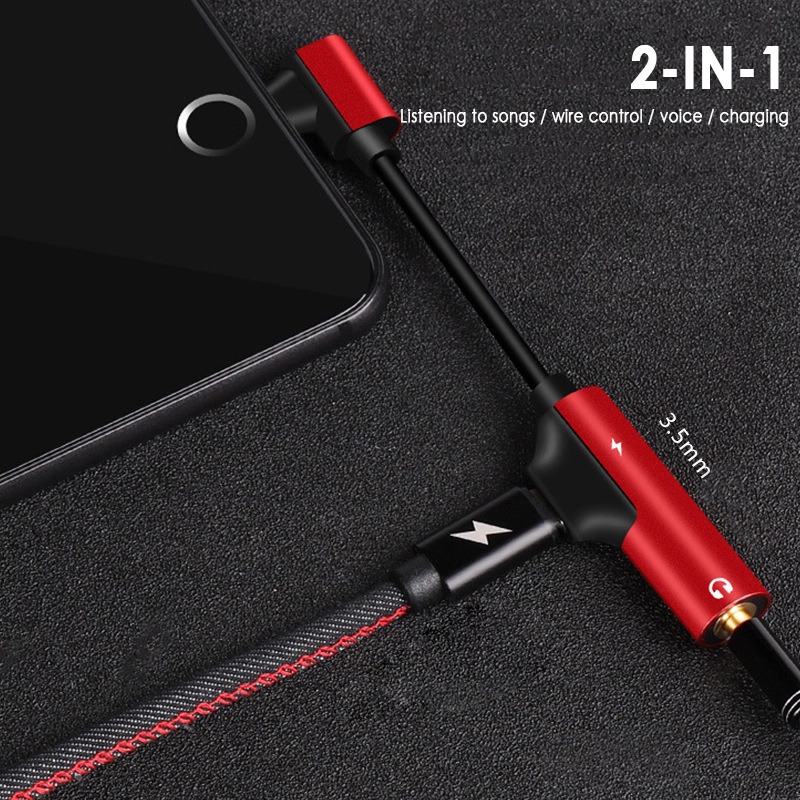 Cáp Chuyển Đổi Giắc Cắm Tai Nghe Type C Sang 3.5Mm Hỗ Trợ Sạc Cuộc Gọi Bài Hát