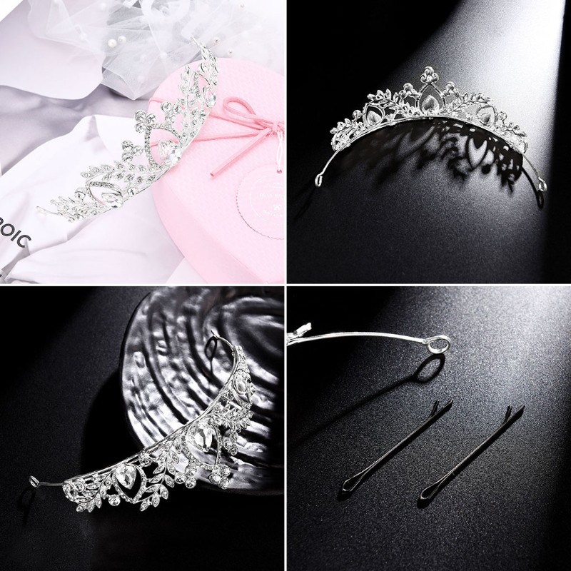 Vương miện cài tóc cô dâu xinh xắn