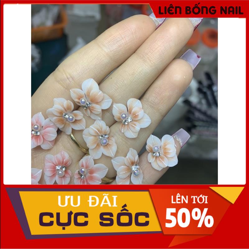 Hoa bột nail chân
