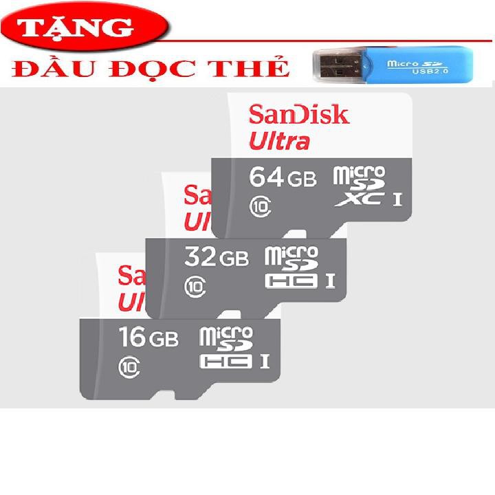 Thẻ Nhớ MicroSDHC Ultra 64GB Upto 100MB/S 667x Lưu Trữ Video Camera Các Loại