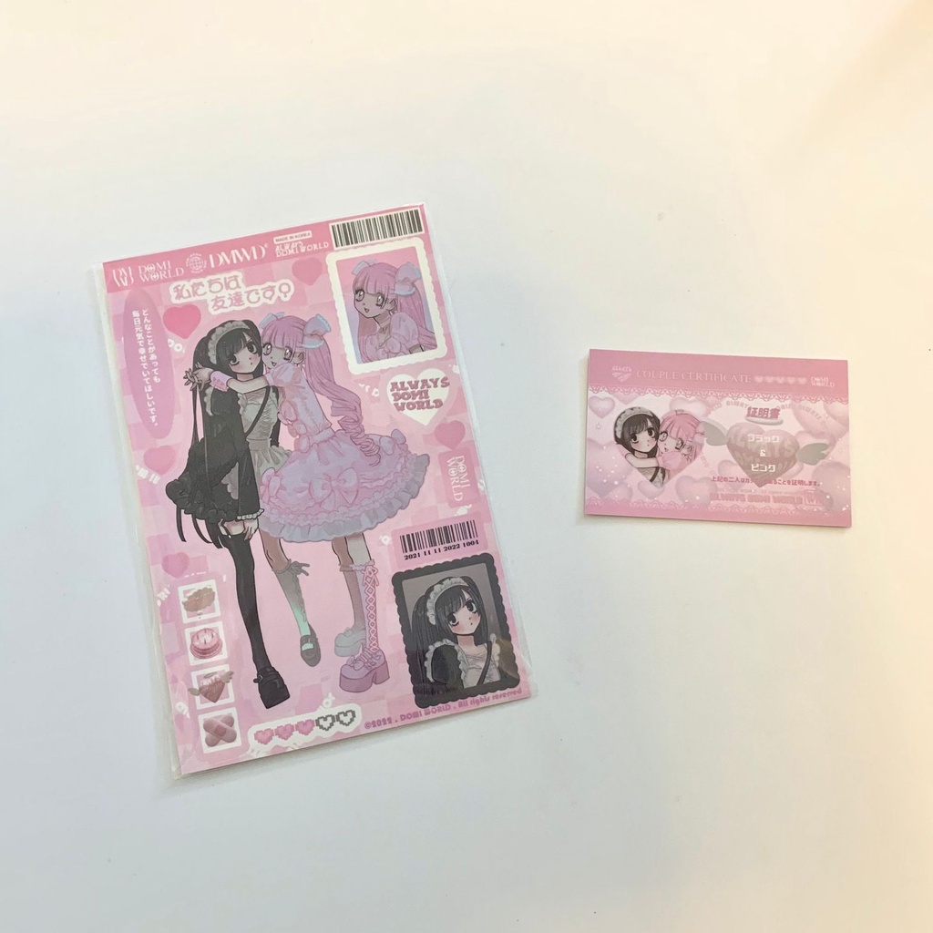 Nhãn Dán Trang Trí Sổ Tay Hình Cô Gái Dễ Thương diy