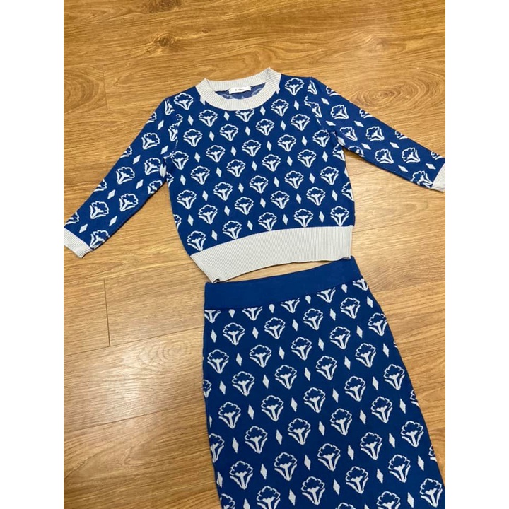 Bộ áo và chân váy fiona size S, mới 98%