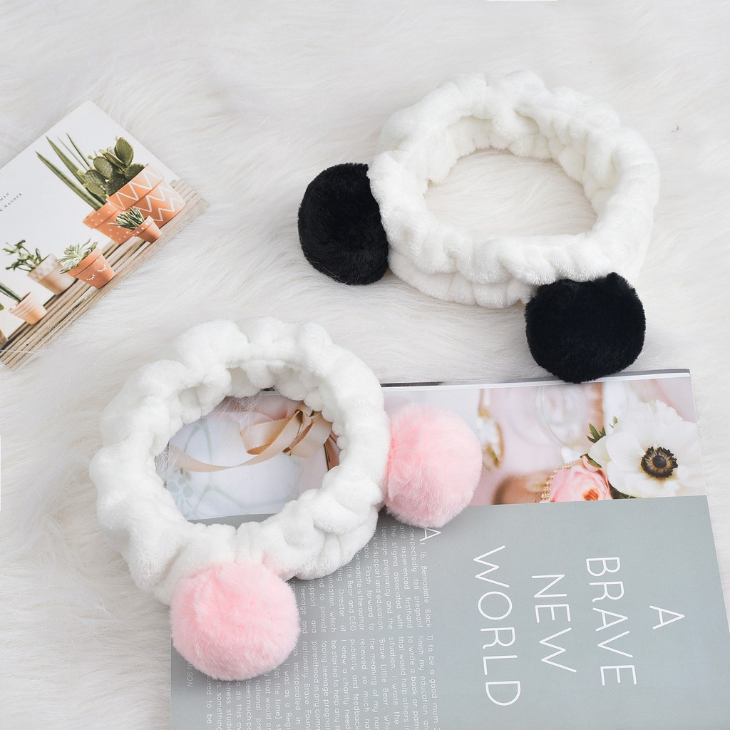 Băng đô thiết kế kiểu gấu trúc xinh xắn