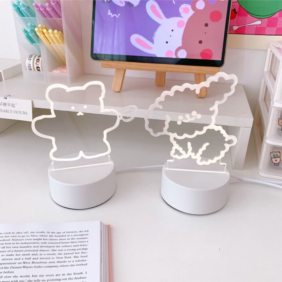 Đèn ngủ 3D Led nhiều mẫu hình cực đẹp, xinh xắn dành tặng bạn nữ, quà sinh nhật, ...
