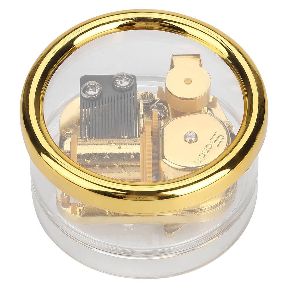 Hộp nhạc lên dây cót nhiều màu bắt mắt êm tai cho bé