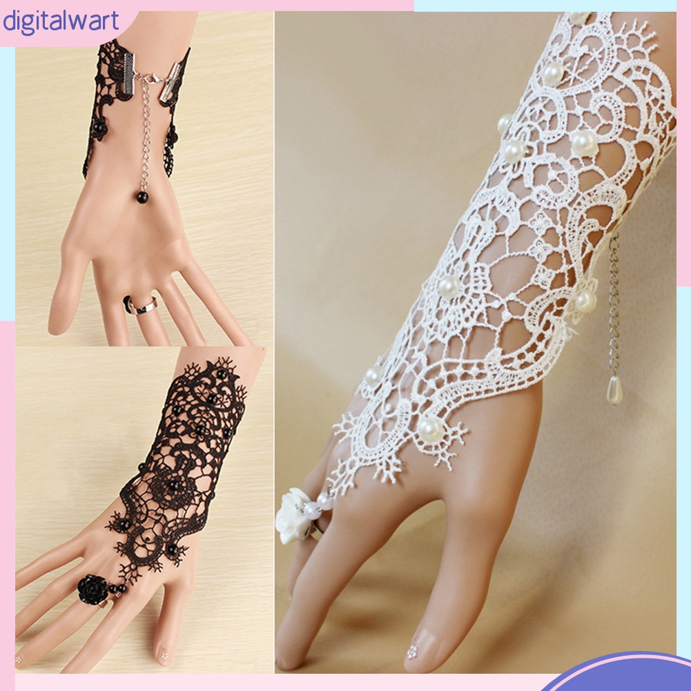 Vòng Tay Kèm Nhẫn Đeo Tay Phong Cách Vintage Độc Đáo