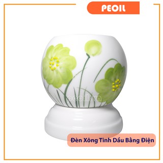 Đèn xông tinh dầu bằng điện peoil - Chất liệu gốm sứ Bát Tràng cao cấp