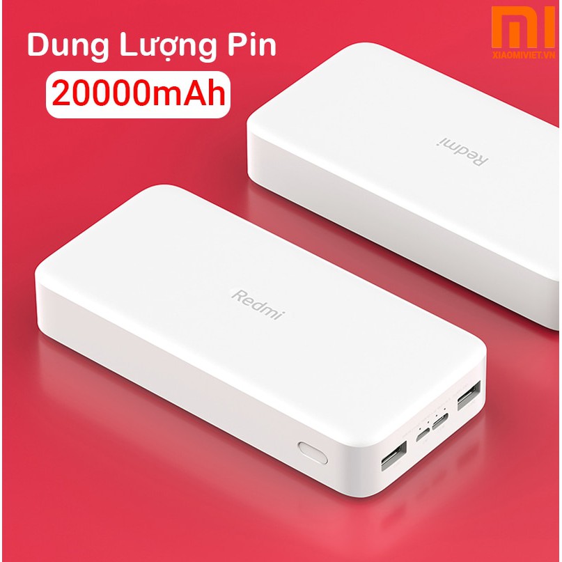 Sạc Dự Phòng 20000mAh Xiaomi Redmi