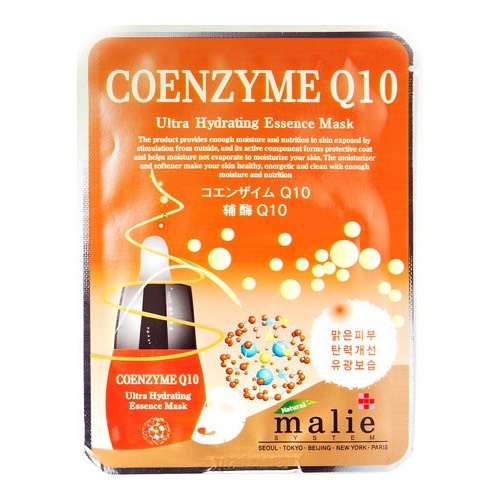 Mặt nạ dưỡng chất Coenzyme Q10 mặt nạ giấy thiên nhiên Mỹ phẩm hàn quốc cao cấp VECOM