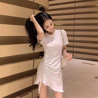 Đầm đuôi cá rút dây
